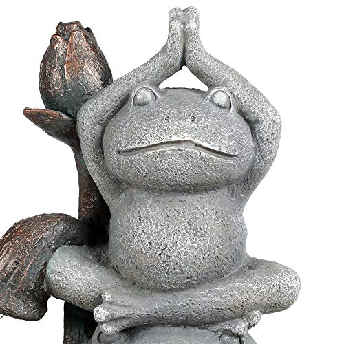 Jeco 31" Yoga Frogs Fountain with Led Light