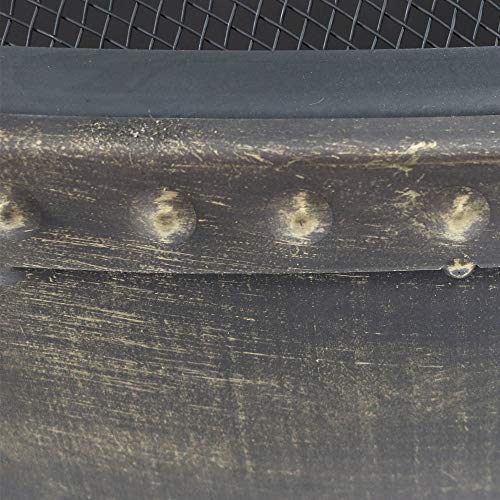 Sunnydaze Outdoor Fire Pit Bowl - 30 Inch Large Round