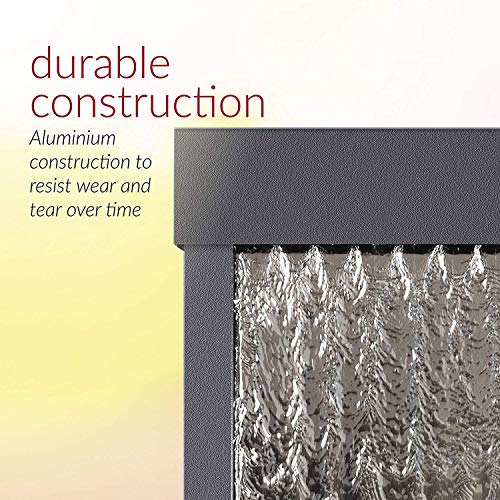 Alpine Corporation Waterfall Fountain with Stones and Light