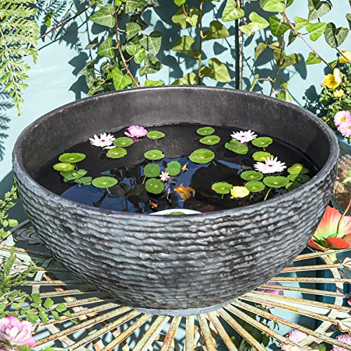 Sungmor Low Bowl Planter Large Garden Bowl