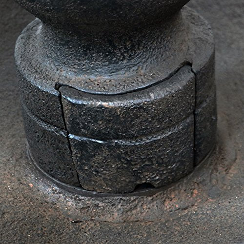 Sunnydaze 25-Inch H Streaming Falls 2-Tier Outdoor Water Fountain - Waterfall Feature for The Yard or Patio - Brown