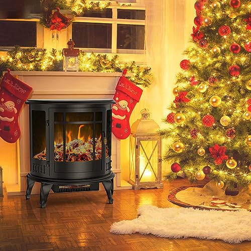 ZIONHEAT Infrared Heating Electric Fireplace Stove