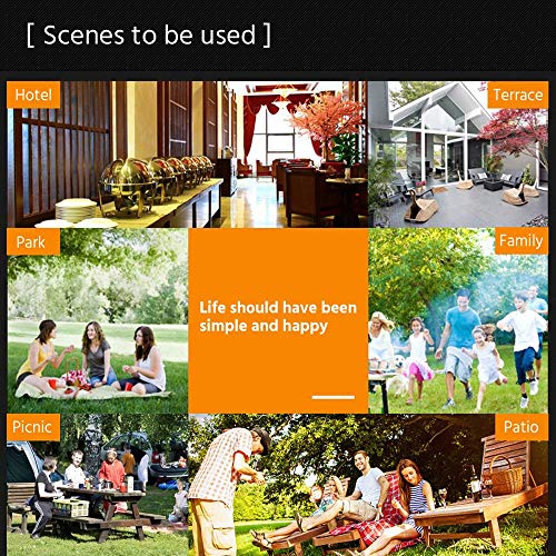 Yaheetech Multifunctional Fire Pit Table