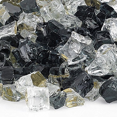 American Fireglass 1/2" Las Vegas Reflective Fire Glass, 20 lb. Bag