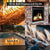 Skyflame 30" x 6" Rectangular Gas Fire Pit and Fireplace H-Burner with 3 Pipes