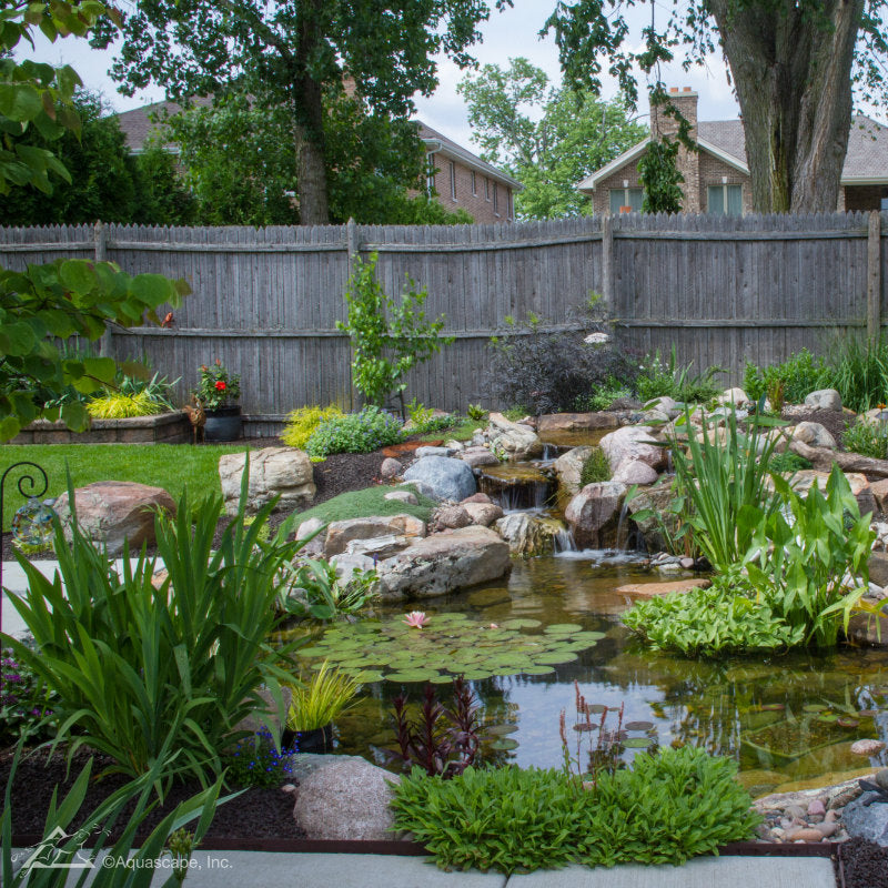 AquascapePRO® Medium Pond Kit 11' x 16' - Outside View - inspiredfireandwaterfeatures.com
